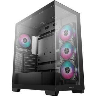 DeepCool Midi CG580 - 4F - Black - Kabinet - Desktop - Sort