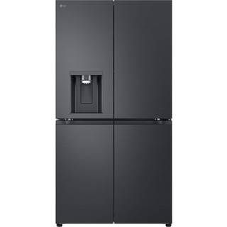 LG køleskab edm Wi-Fi, 641L, vand/is, sort