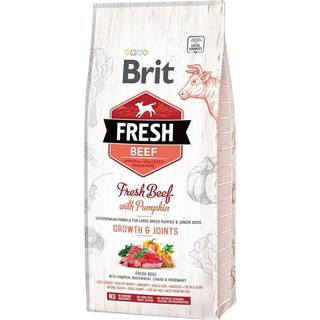 Brit fresh puppy large oksekød 12kg, til voksenvægt 25+kg