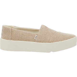 TOMS Women's Verona Slip On Sneaker Damer størrelse 36,5 farve beige