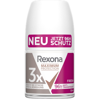 Rexona Maximum Protection Deo Roll-On Anti-Transpirant Fresh i rejsestørrelse 759.00 DKK/1 L
