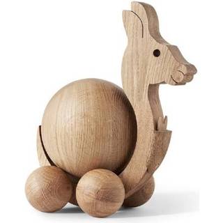 Spinning Kangaroo - Medium - Oak / 9,5 x 13 cm