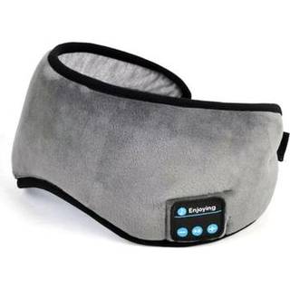 Bluetooth-pandebånd søvnmaske / smart musikafspillende øjenmaske - grå