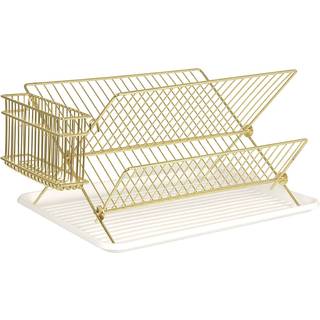 Opvaskestativ 37x25cm guld