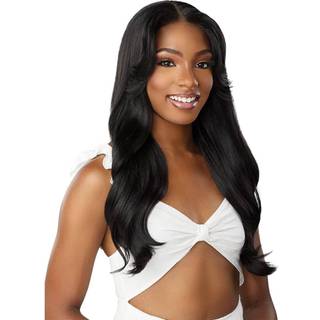 Sensationnel Dashly Blonder Front Wig - H?ndbundet ?re til ?rebl?de blonder syntetisk med babyh?r 5 tommer dyb del - Dashly blonder enhed 27 (1 j