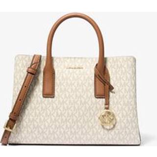 MK Ruthie Small Signature Logo Satchel - Natural - Michael Kors - ONE SIZE