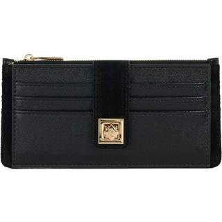 Dune London Dune London Black Chrome Karlos Long Turn Lock Purse