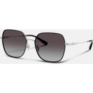 Coach HC7180D CAE93 Asian Fit 94673C 57 Solbriller Kvinder Black - Black - 57mm
