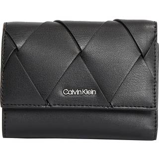 Woven RFID Trifold Wallet - Black - One Size
