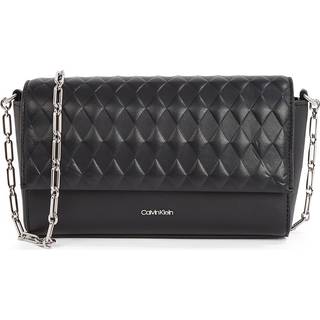 Quilted Crossbody Bag - Black - One Size