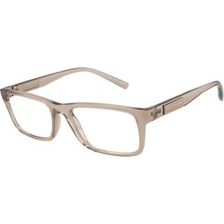 Armani Exchange AX3115F Asian Fit 8344 55 Briller Mænd Brun - Transparent Beige Brown - 55mm