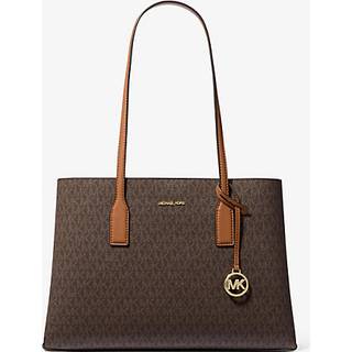 MK Ruthie Medium Signature Logo Tote Bag - Brown - Michael Kors - ONE SIZE