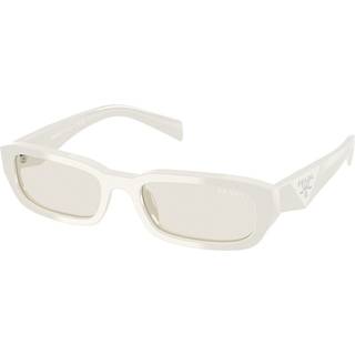 Prada PR B06S 26A40I 53 Solbriller Kvinder Hvid - Dust White - 53mm