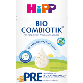 HiPP Bio PRE Combiotik modermælkserstatning fra fødslen 261.58 DKK/1 kg