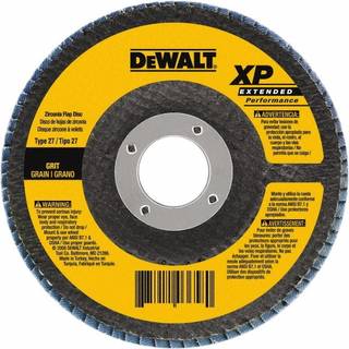 Dewalt DW8335 5-tommer 5/8-tommer-11 120 Grit Zirconia Angle Grinder Flap Disc