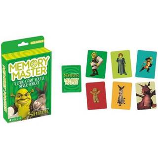 Aquarius Shrek Memory Master Card Game - Fun Family Party Game for Kids Teens & Voksne - Underholdende spilaften gave - officielt licenseret Shre