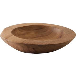 Tell Me More Teak serveringsskål Small, Ø25 cm