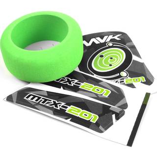MTX-201 Transmitter Wheel Foam & Decals (Green)