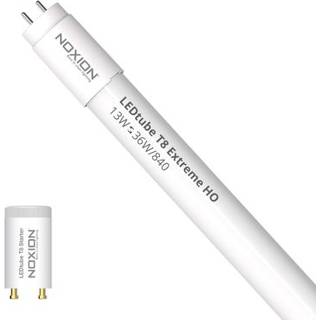 Noxion LED Lysrør T8 Avant Extreme (EM/Mains) High Output 13W 2100lm - 840 Kold Hvid | 120cm - Erstatter 36W
