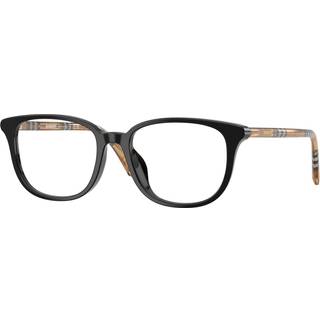 Burberry Kvinde BE2434D 4161 Optiske stel Acetat Sort Transparent Firkantet Normal