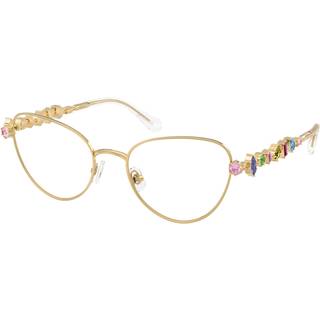 Swarovski Kvinde SK1024 404G Vista -rammer Metal Guld Transparent Cat Eye Normal
