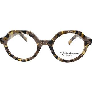 John Lennon JO224 Ze-M 49 Briller Mænd Tortoiseshell - Gold Brown Tortoise - 49mm