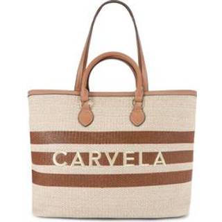 Carvela Carvela Sorrento Stripe Nude Shopper Bag