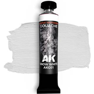 SNOW WHITE - AK GOUACHE 20 ml