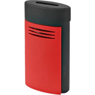 S.T. Dupont 020749 Feuerzeug Megajet Matt Rot und Schwarz