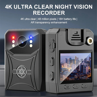 4K Mini Politikamera Digital Videooptager Videokamera Uden WiFi