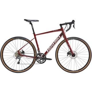 Nishiki All Road Gravelcykel 20 Gear Shimano Tiagra skivebremser rød - Cykelstørrelse 22"