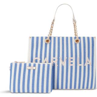 Carvela Carvela Sorrento Stripe Nude Shopper Bag