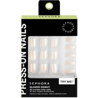 Sephora Collection - Genanvendeligt Sæt Med Kunstige Negle - Geleffekt, Professionelt Resultat - Press-on Nails-25 Glazed Donut - For Women