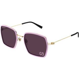 Gucci Kvinde Gucci GG1848S 005 Solbriller Injiceret Rosa Violet Firkantet