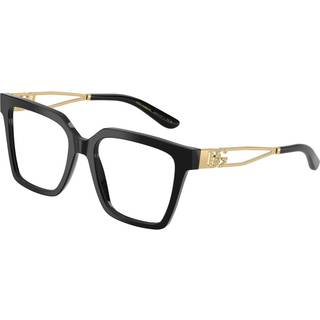 Dolce & Gabbana Kvinde DG3376B 3355 Optiske stel Acetat Sort Transparent Firkantet Normal