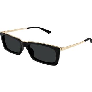 Saint Laurent SL 766/F Asian Fit 001 57 Solbriller Mænd Black - Gold - 57mm