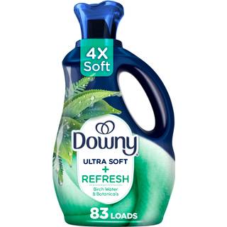 Downy Ultra Soft Fabric Softener Liquid opdatering Birkvand og botanik 56 fl oz 83 belastninger