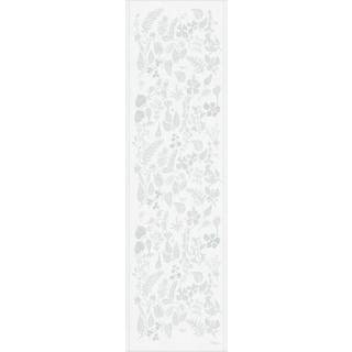 Ekelund Linneväveri Herbarium løber 35x120 cm Grå