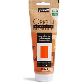 Pebeo Origin Acrylics akrylfarve 120 ml Cadmium orange 05
