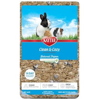 Kaytee rent og hyggeligt naturpapir med ekstrem lugtkontrol sengetj lavet af 100 % genbrugspapir