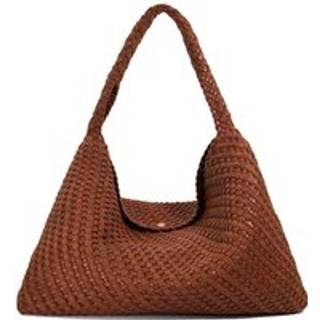 Dune London Dune London Tan Deliberate Xl Woven Slouch Bag