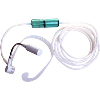 Headset til nasal iltkanyle med 2M silikonehalmrørskoncentrator