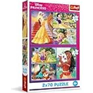 Trefl Disney Princess Puslespil 2x70 Brikker