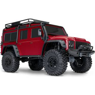 Traxxas 82256-4 TRX-4 Land Rover Defender Clipless RTR - Red