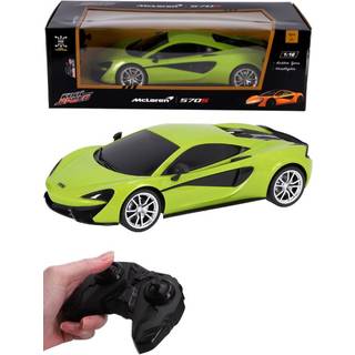 McLaren 570S Fjernstyret bil med lys - neongrøn 28 cm