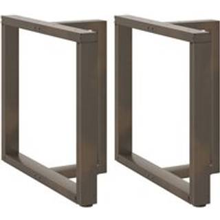 Sofabordben T-Formet Naturstål Stål Naturfarvet - 70 x 35 x (72-73) cm