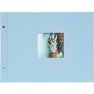 goldbuch Screw album Bella Vista 39x31 40 white pages sky blue
