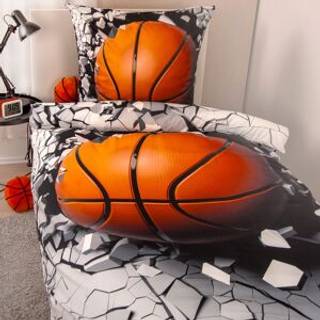 Basketball 3D Sengetøj - 100 procent bomuld