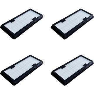 4x vaskbare erstatnings-HEPA-filtre til Jet Bot- og Bot+ støvsugere, passer VR30T85513W/AA-robot