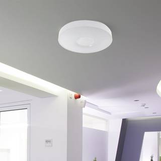 LED Designer Loftslampe - 30W/60W/30W, Fjernbetjening, Dæmpbar, Victory, Hvidt Cover - Dæmpbar : Via fjernbetjening, Kulør : 3-i-1